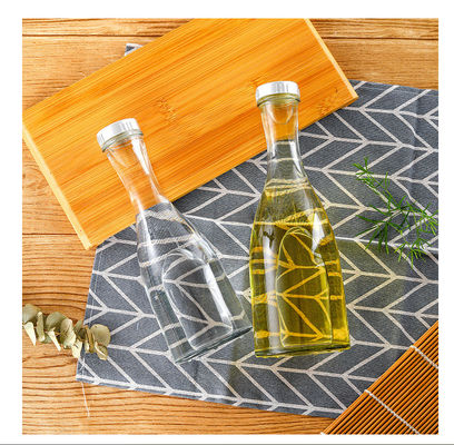 Glass Jar 250ml 375ml 500ml Glass Storage Bottle Fruit Beverage Juice Bottle