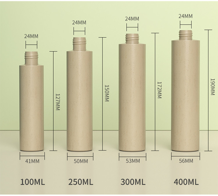 Clear Biodegradable Plastic Bottles Cosmetic Lotion Pump 20g To 500g