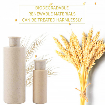 Clear Biodegradable Plastic Bottles Cosmetic Lotion Pump 20g To 500g