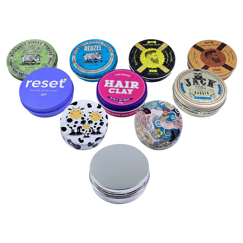 5ML-250ML Cream Metal Cosmetic Jar Tin Box Tin Can Aluminum Jar