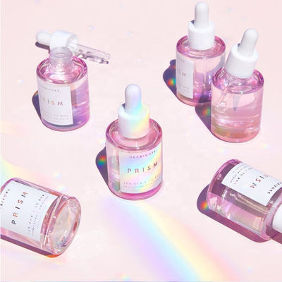 Good price ขวดหยดแก้วสีเหลืองอำพันสีฟ้าใส 1 ออนซ์ Childproof Cap Anti shock ออนไลน์